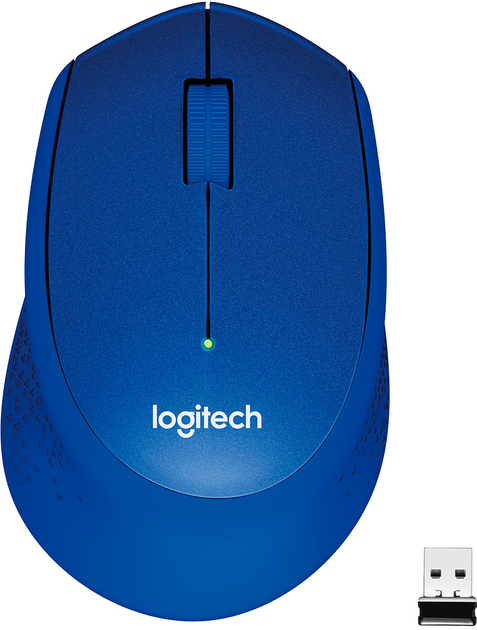 Миша Logitech M330 Silent Plus Wireless Blue (910-004910) - зображення 1