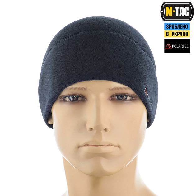 M-Tac шапка Watch Cap фліс Light Polartec Dark Navy Blue L - зображення 2