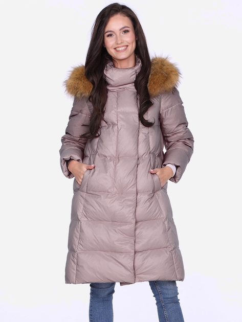 Акція на Куртка зимова жіноча PERSO BLH220011FR M Рожева від Rozetka