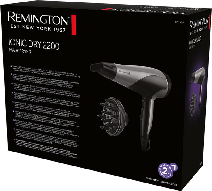 Фен Remington Ionic Dry D3190S - зображення 9