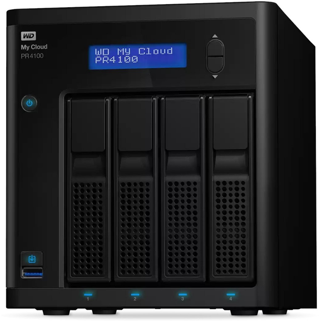 Serwer plików NAS Western Digital My Cloud Pro Series PR4100 4x3.5" USB3.0 LAN External (WDBNFA0000NBK-EESN) - obraz 1