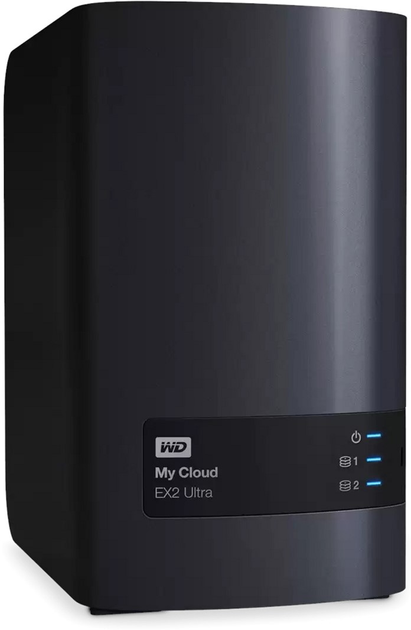 Мережеве сховище Western Digital My Cloud EX2 Ultra 4TB 2х3.5" USB3.0 LAN External (WDBVBZ0040JCH-EESN) - зображення 2