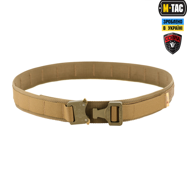 M-Tac ремінь Cobra Buckle Tactical Belt Coyote XL/2XL - зображення 2