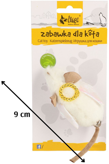 Zabawka dla kota Dingo Angelo z kocimiętką 9 cm (5904760211988) - obraz 2
