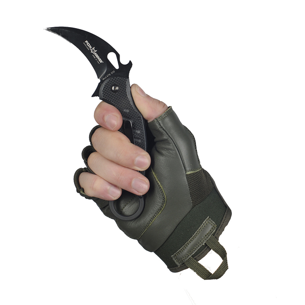 M-Tac перчатки беспалые Assault Tactical Mk.4 Olive M - изображение 2