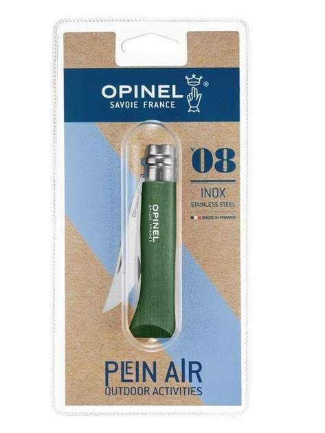 Туристичний ніж в блістері 85мм, граб Opinel Colorama 08 Blister 001980 - зображення 2