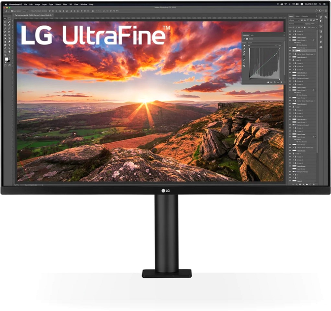 Monitor 31.5" LG 4K UltraFine Ergo 32UN880-B (32UN880-B) - obraz 2