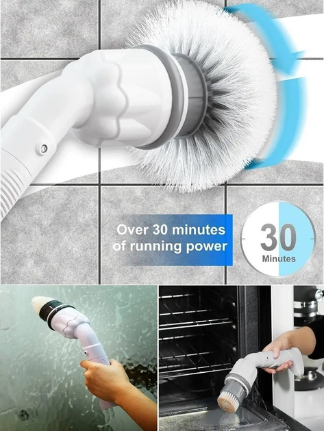 Беспроводная электрическая щетка Clorox ScrubTastic для уборки плитки и ...