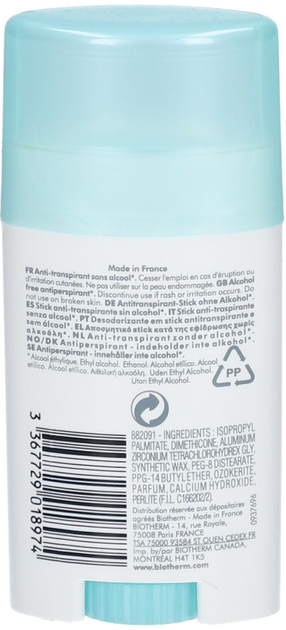 Antyperspirant Biotherm Deo Pure 40 ml (3367729018974) - obraz 2