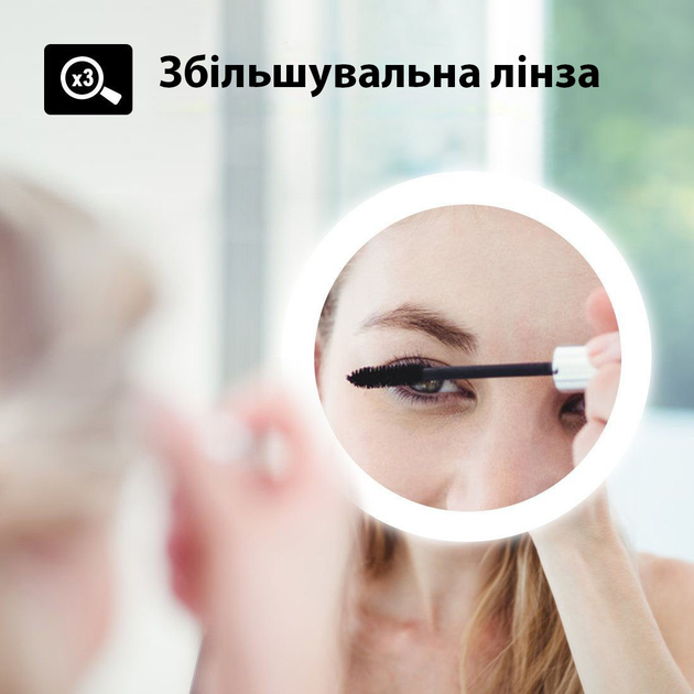 Зеркало FORMIA с LED-подсветкой 70х120 + датчик движения + линза – фото ...