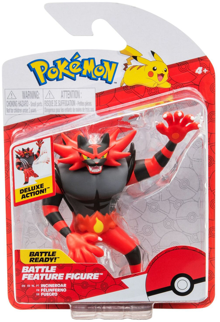 Figurka do gry Jazwares Pokemon Feature Battle Figure Incineroar (191726497790) - obraz 1