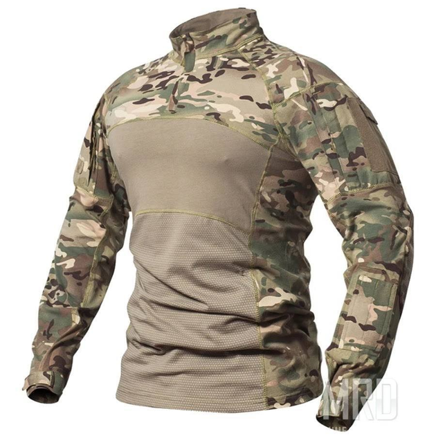 Мужской Крепкий Убакс С Усиленными Локтями Боевая Рубашка Убакс COMBAT SHIRT S Multicam - изображение 1