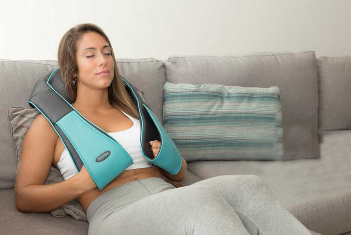 Ударний масажер для шиї та плечей Massage Shawl - зображення 11