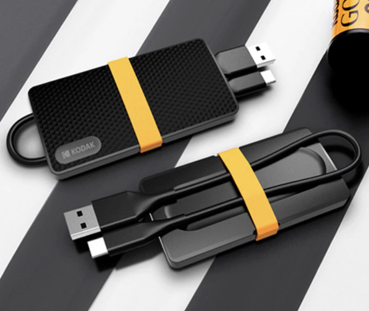 Внешний SSD накопитель Kodak X200 512Gb USB 3.1 Black + кейс - изображение 7
