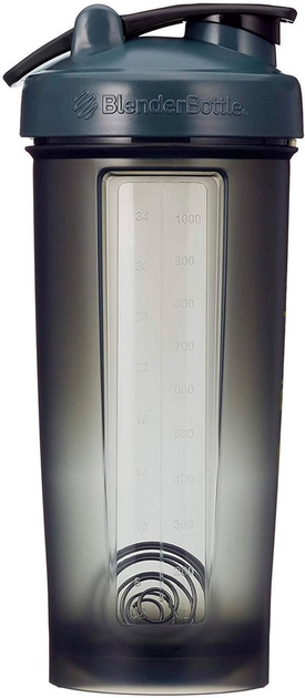 Шейкер BlenderBottle Pro45 з кулькою 1.3 л Сірий з білим (Pro 45 Grey / White (ORIGINAL)) - зображення 4