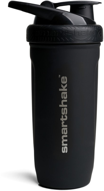 Шейкер спортивний SmartShake Reforce Stainless Steel 30oz/900 мл Black (11150103) - зображення 2
