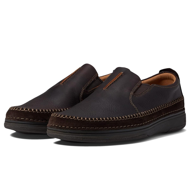 Clarks dark shop brown