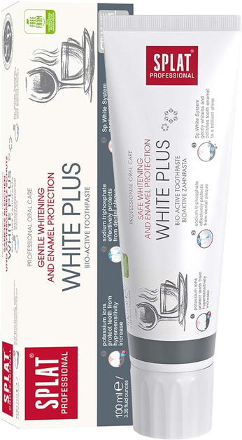 Pasta do zębów Splat Professional do codziennego użytku White Plus 100 ml (7640168930134) - obraz 1