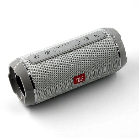 Портативная беспроводная Bluetooth колонка TG-116 grey - изображение 3