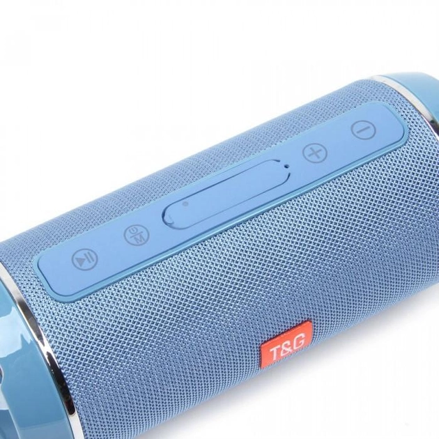 Портативная беспроводная Bluetooth колонка TG-116 blue - изображение 3