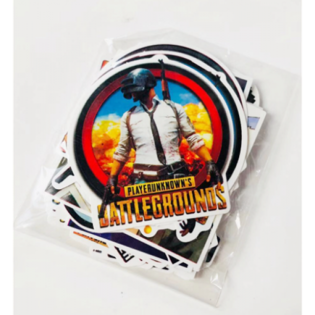 Набір багаторазових вінілових наклейок ПАБГ PUBG 30шт. – іграшки з ...