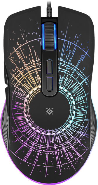 Миша Defender Sirius GM-660L RGB USB Black (4714033526609) - зображення 1