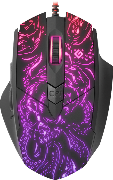 Mysz Defender Titan GM-650L RGB USB Black (4714033526500) - obraz 4