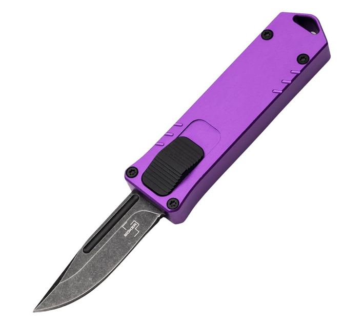 Складной Пружинный Нож Boker Plus USA USB OTF Фиолетовый 06EX277 - изображение 1
