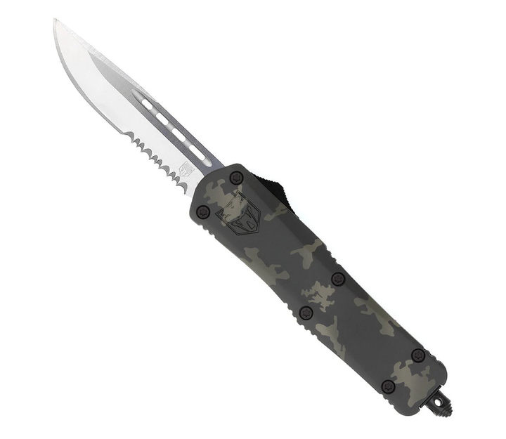 Складаний Пружинний Ніж CobraTec Medium FS-3 OTF Dagger Urban Multi-Cam 06CT131 - зображення 1