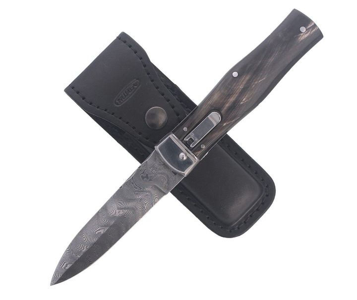 Складной Пружинный Нож Mikov Predator Damascus 241-DR-1/KP 009878