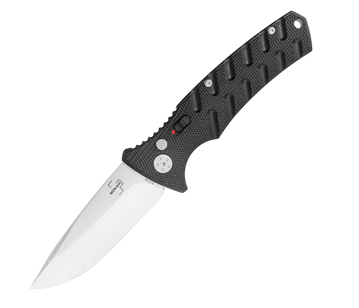 Складной Пружинный Нож Boker Plus Strike Spearpoint Черный 01BO400 - изображение 1