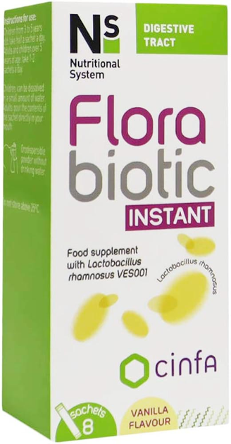 Suplement diety Cinfa NS Florabiotic Instant 8 saszetek (8470001725646) - obraz 1