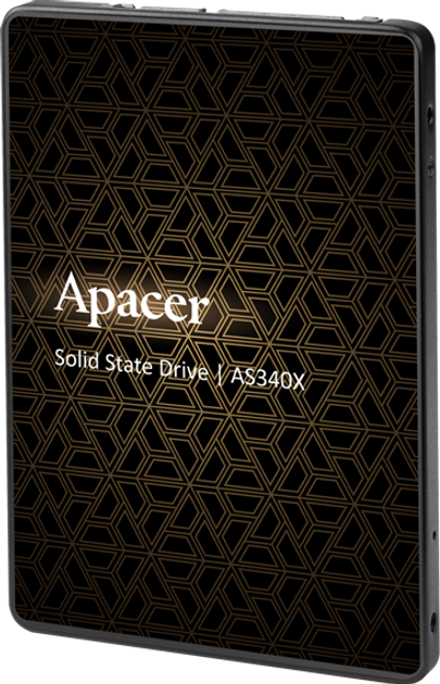 SSD диск Apacer AS340X 120GB 2.5" SATAIII 3D NAND (AP120GAS340XC-1) - зображення 2