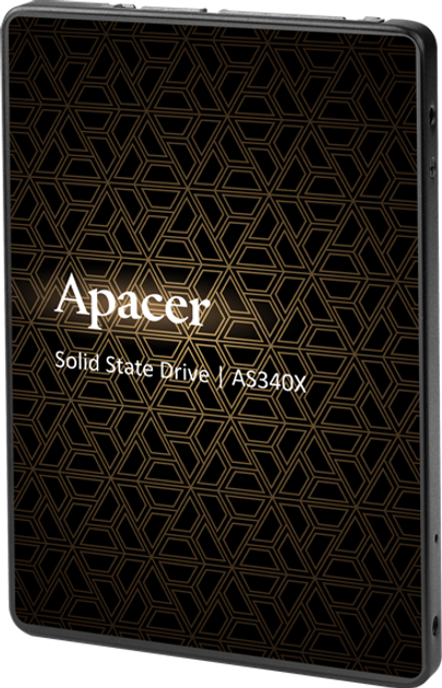 Dysk SSD Apacer AS340X 120GB 2.5" SATAIII 3D NAND (AP120GAS340XC-1) - obraz 2