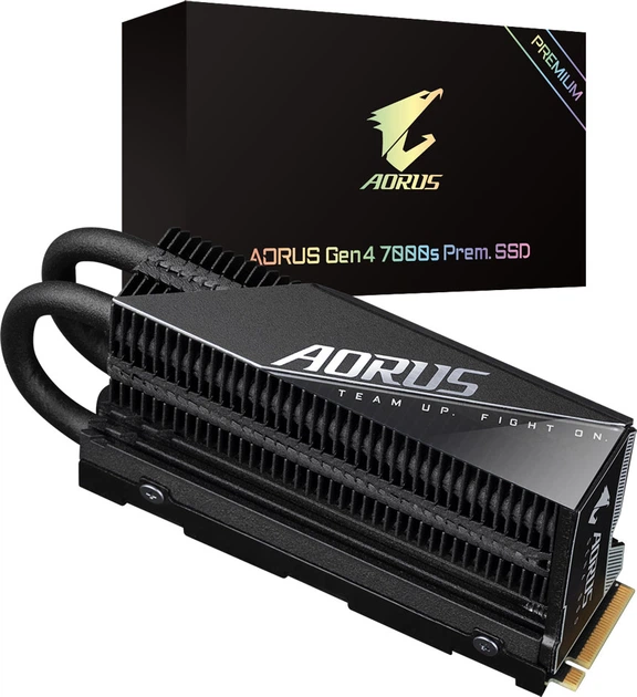 Dysk SSD Gigabyte Aorus Gen4 7000s Prem. 2TB M.2 NVMe PCIe 4.0 x4 3D NAND (TLC) (GP-AG70S2TB-P) - obraz 4