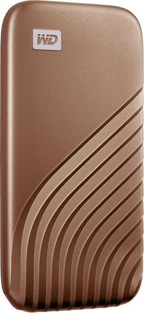 SSD диск Western Digital My Passport 2TB USB 3.2 Type-C Gold (WDBAGF0020BGD-WESN) External - зображення 2