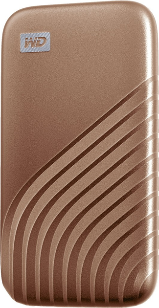 Dysk SSD Western Digital My Passport 500GB USB 3.2 Type-C Złoty (WDBAGF5000AGD-WESN) External - obraz 3