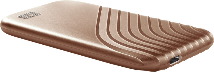 Dysk SSD Western Digital My Passport 500GB USB 3.2 Type-C Złoty (WDBAGF5000AGD-WESN) External - obraz 4