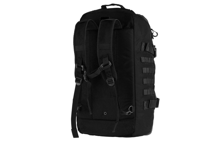 Тактична велика сумка-баул/рюкзак , L, чорна на 50л - зображення 2