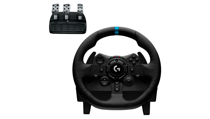 Руль Проводной Logitech PlayStation 4 G923 Black Б/У - изображение 2