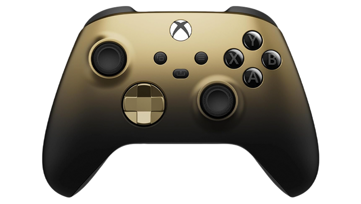 Набір Геймпад Бездротовий Microsoft Xbox Series Controller Special Edition Gold Shadow + Акумулятор Play and Charge Kit + Кабель USB Type-C Black - Фото 2 Набір Геймпад Бездротовий Microsoft Xbox Series Controller Special Edition Gold Shadow + Акумулятор Play and Charge Kit + Кабель USB Type-C Black - зображення 2