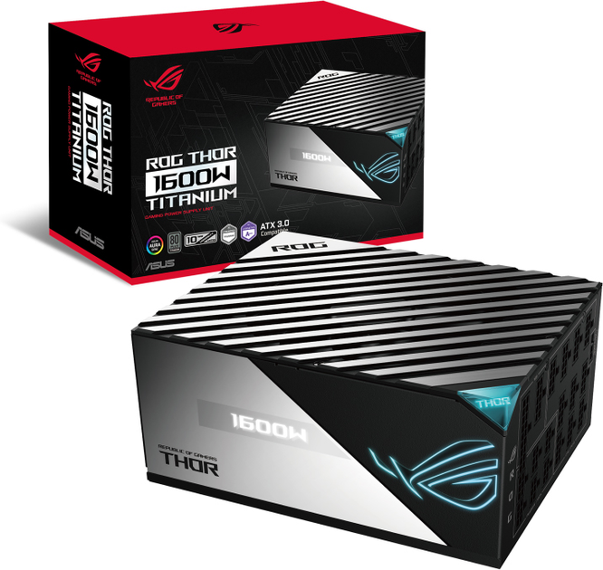 Zasilacz Asus ROG Thor 1600 W 80 Plus Titanium Aura OLED (90YE00K0-B0NA00) - obraz 11