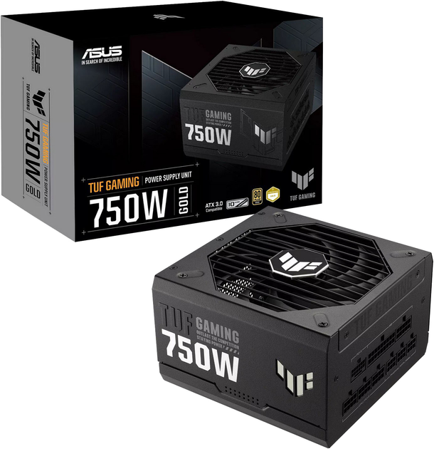 Блок живлення Asus TUF Gaming 750 Вт Gold (90YE00S3-B0NA00) - зображення 10