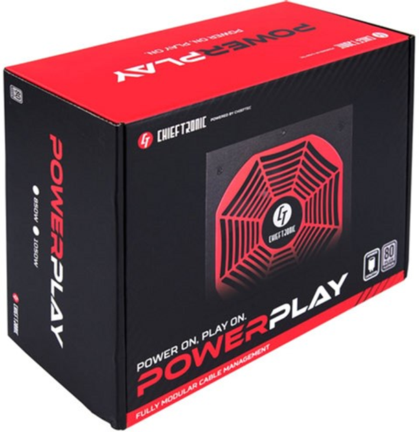 Блок живлення Chieftec Chieftronic PoВтerPlay Platinum GPU-850FC 850 Вт (GPU-850FC) - зображення 7