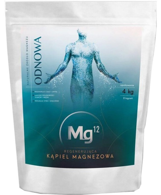 Platki do kąpieli Mg12 Renewal Regenerating Magnesium Bath 4 kg (5903357645038) - obraz 1