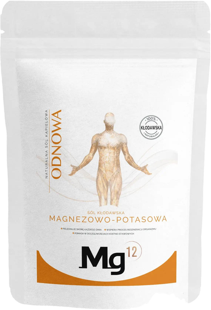 Sól do kąpieli Mg12 Klawska Magnesium and Potassium Salt 1 kg (5903357645762) - obraz 1