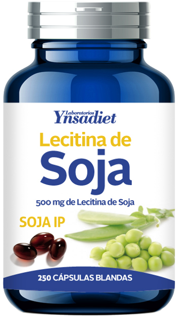 Suplement diety Ynsadiet Lecitina De Soja 500 mg 250 pereł (8412016100308) - obraz 1