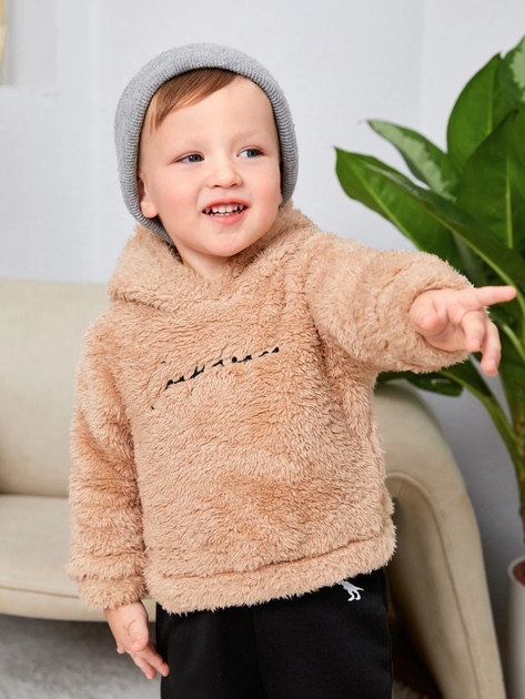 Худі дитяче тедді з капюшоном Shein Teddy 1345B зріст 68-74см Beige - Фото 1 Худі дитяче тедді з капюшоном Shein Teddy 1345B зріст 68-74см Beige - зображення 1