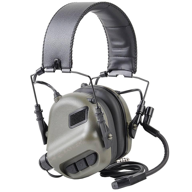 Навушники Earmor М32 FG Оливковий (Kali) - зображення 1