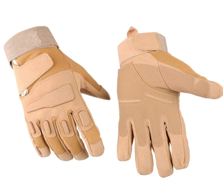 Перчатки защитные полнопалые на липучке FQ16S003 Песочный L (Kali) - изображение 1